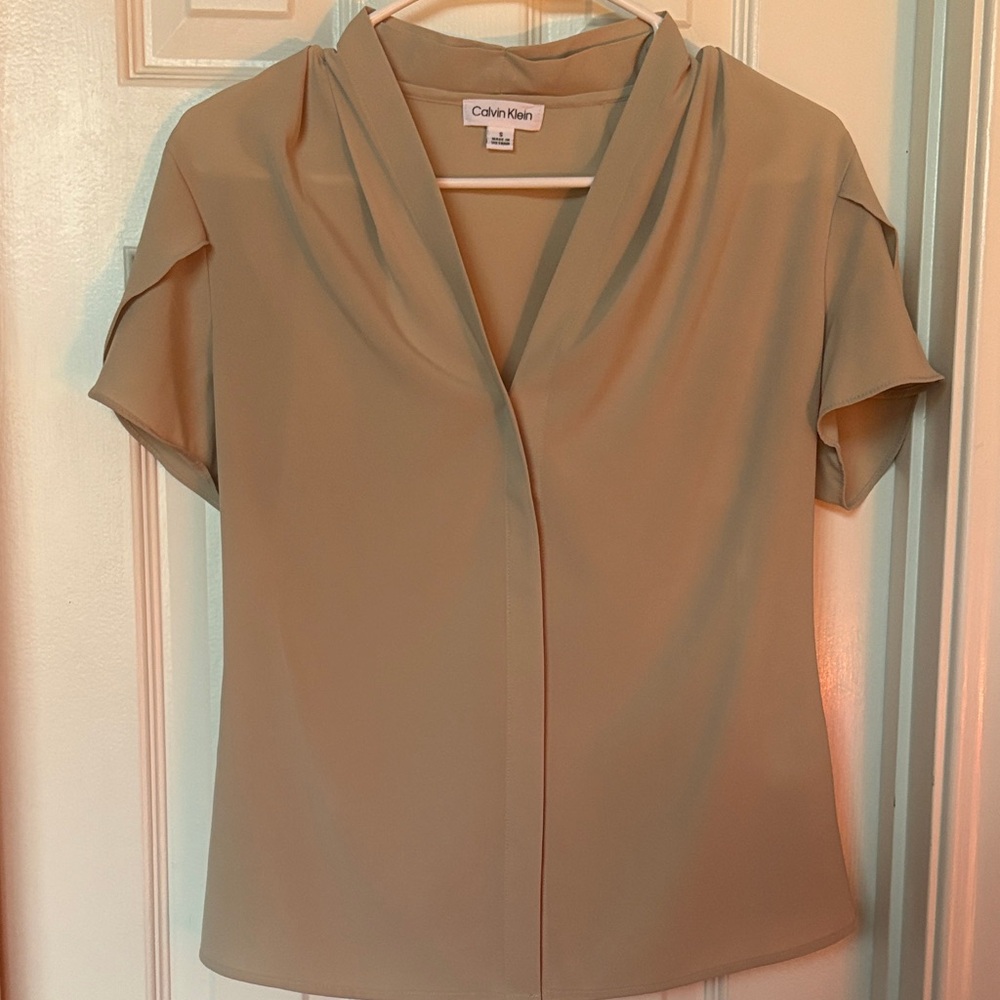 Calvin Klein Women's Beige Blouse